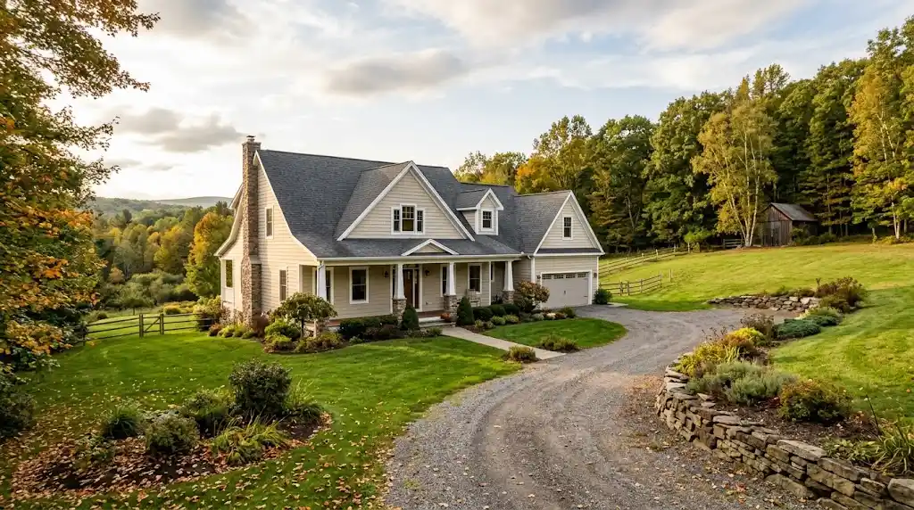 Pennsylvania home on a spacious residential property representing Waymart real estate opportunities